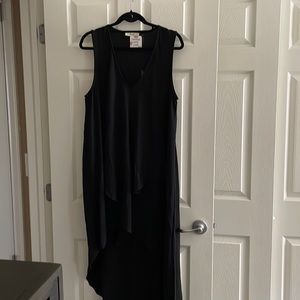Sleeveless high low dress.